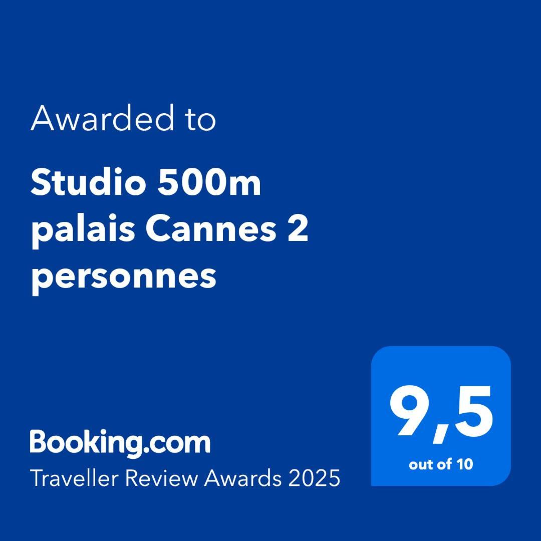 Studio 500M Palais Cannes 2 Personnes Exterior photo